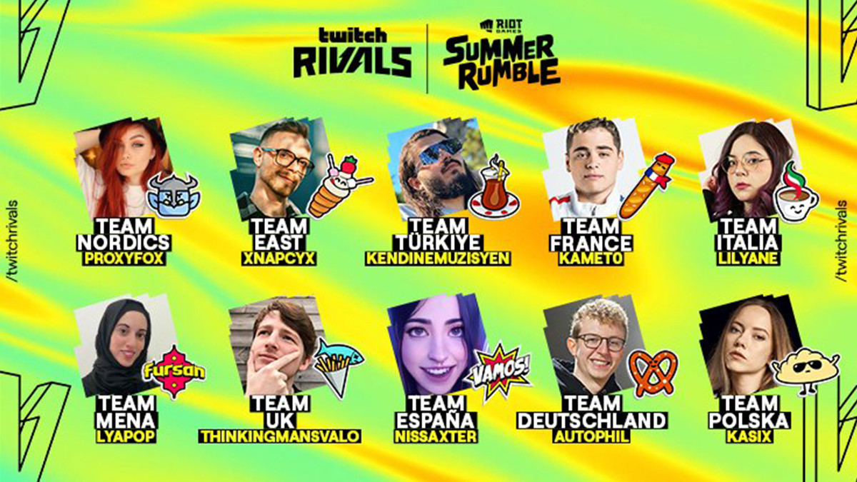 Twitch Rivals x Riot Games Summer Rumble : Soutenez la team France avec Kameto