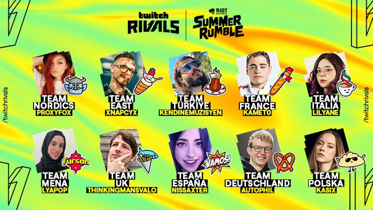 Kameto avec la Team France lors du Summer Rumble de Riot Games