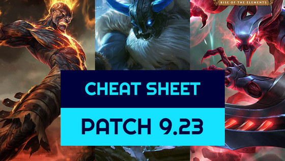 Le cheat sheet des meilleures compositions de TFT en 9.23 post hotfix