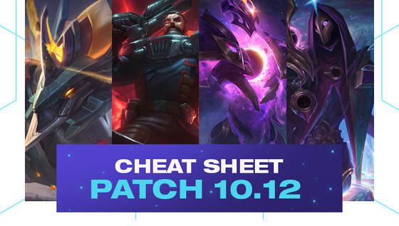 Le cheat sheet des meilleures compos de TFT en 10.12