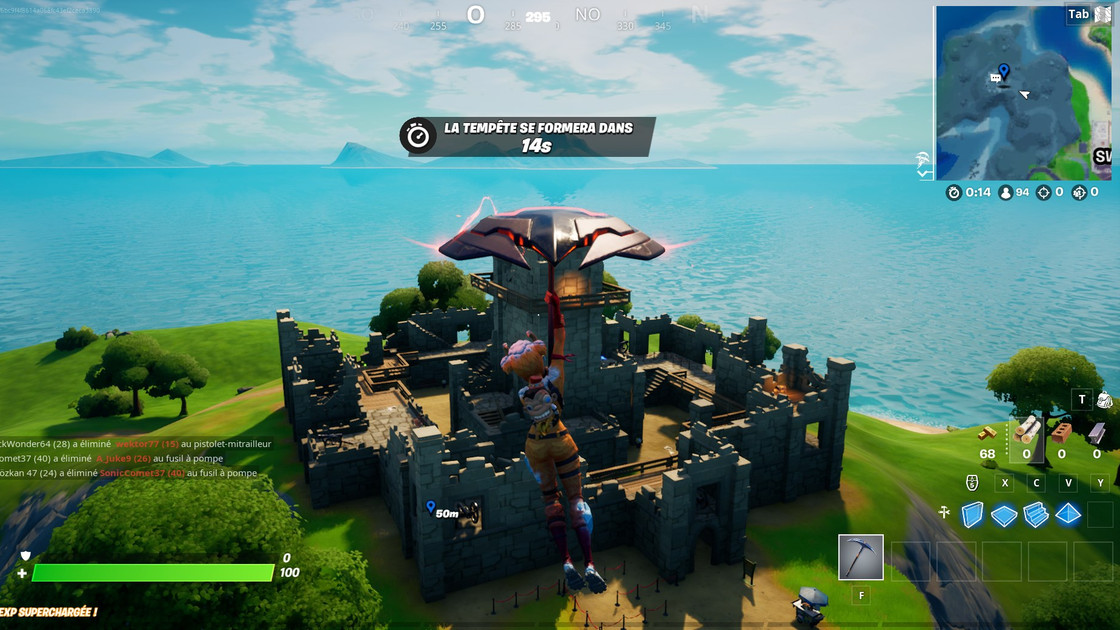 Où est le Fort Lacrêpe dans Fortnite pour le défi ?