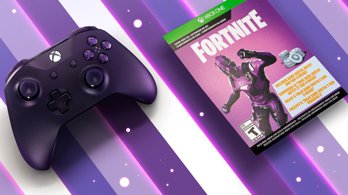 Fortnite : Pack Manette XBox World Cup et tenue Vortex sombre