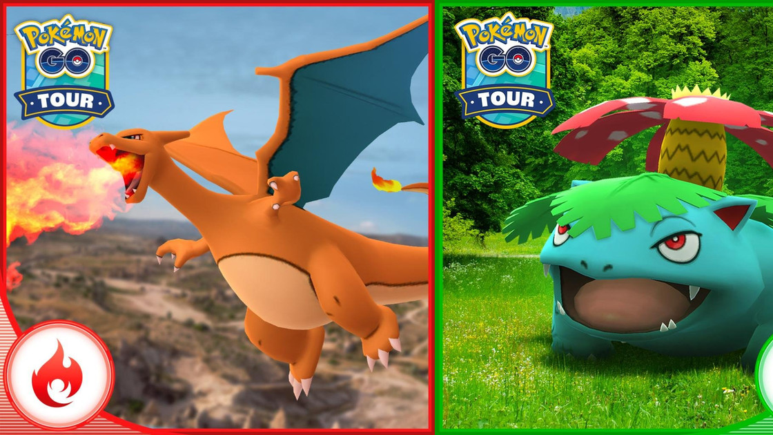 Circuit Pokémon GO Kanto : Version rouge ou version verte et Mew shiny