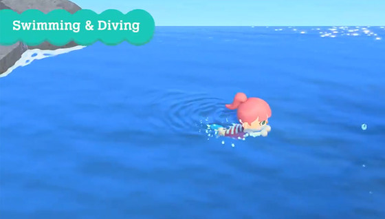 On pourra bientôt nager et plonger dans Animal Crossing
