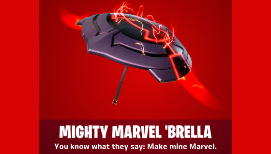 Le parapluie du top 1 est signé Marvel