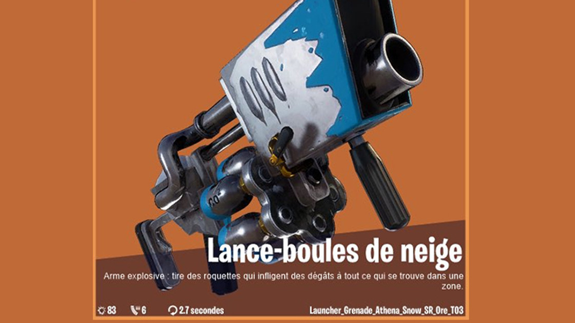 Fortnite : Lance-boules de neige, infliger des dégâts, défi Noël