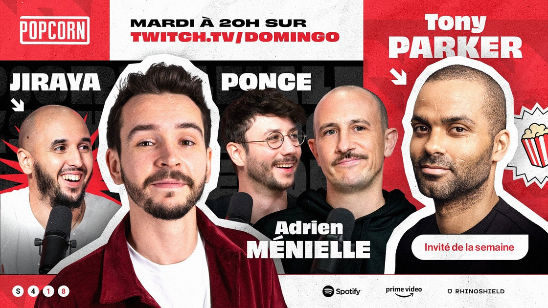 Tony Parker est l'invité spécial de l'émission Pop Corn de Domingo !