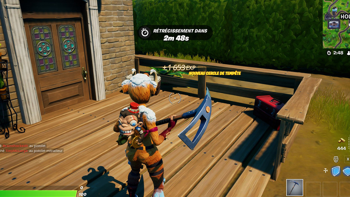 Placer des cadeaux de bienvenue à Holly Hatchery dans Fortnite, défi saison 7