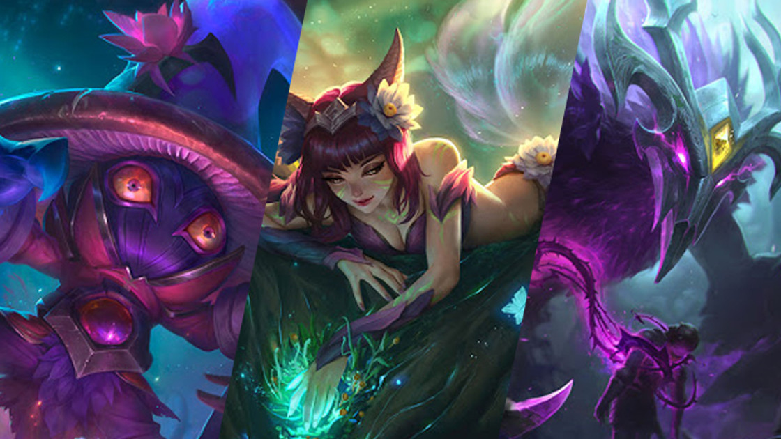 LoL - Patch 9.17 : Nouveaux skins Sylvestre pour Veigar, Ahri et Nocturne