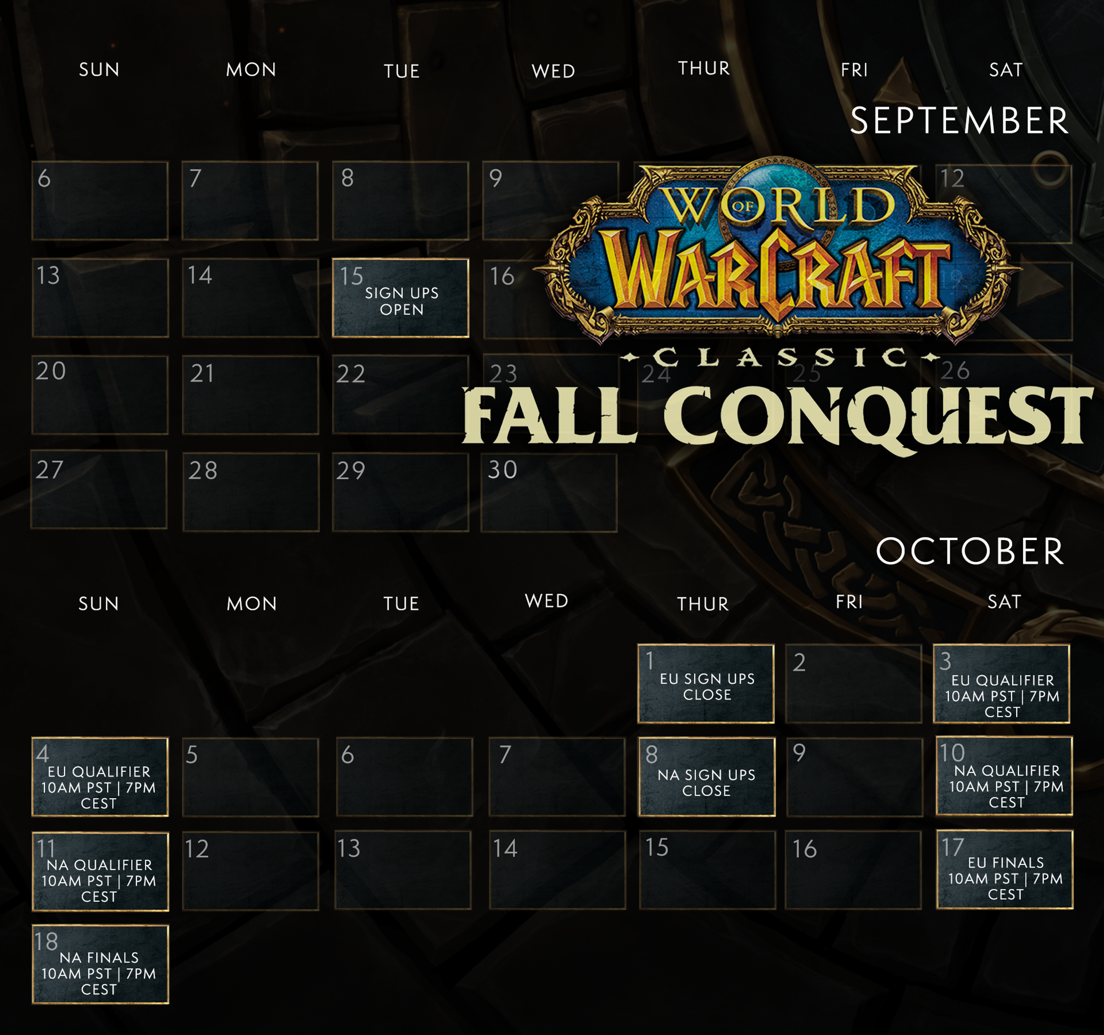 calendrier-tournoi-arathi-fall-conquest-wow-classic