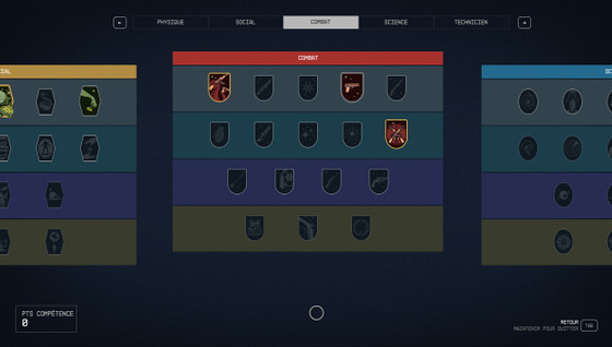 Meilleures compétences Starfield : lesquelles augmenter en premier quand on monte de niveau ?
