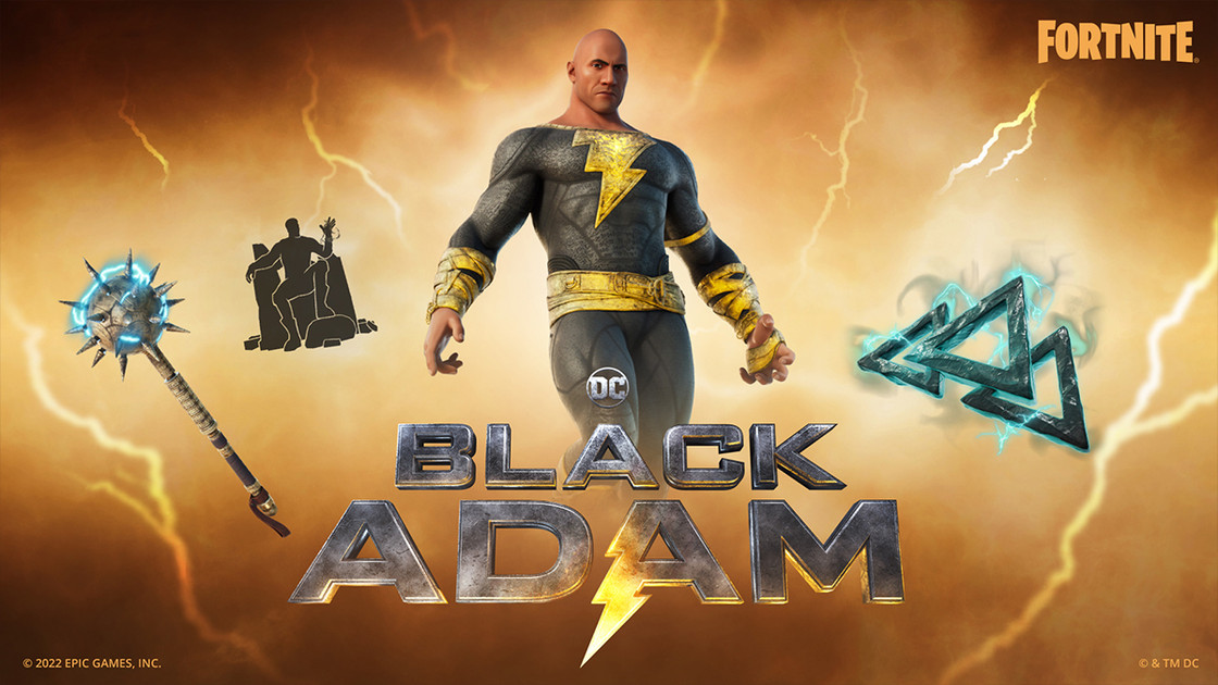 Skin Black Adam Fortnite, comment l'obtenir la tenue ?