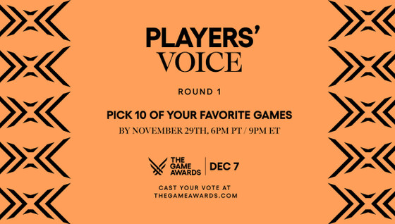 GOTY 2023 : Player Voice, comment votez pour votre meilleur jeu de l'année ?