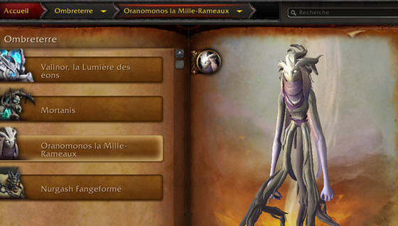 Où trouver Oranomonos sur World of Warcraft ?
