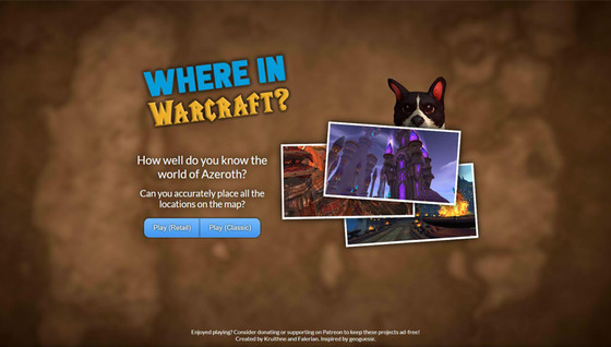 Comment jouer au Geoguessr de WoW ?