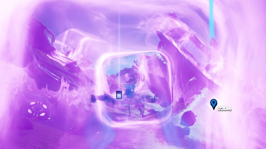 Trouver des bocaux violet tezcatl aux débris au sud de Believer Beach dans Fortnite, défi saison 8