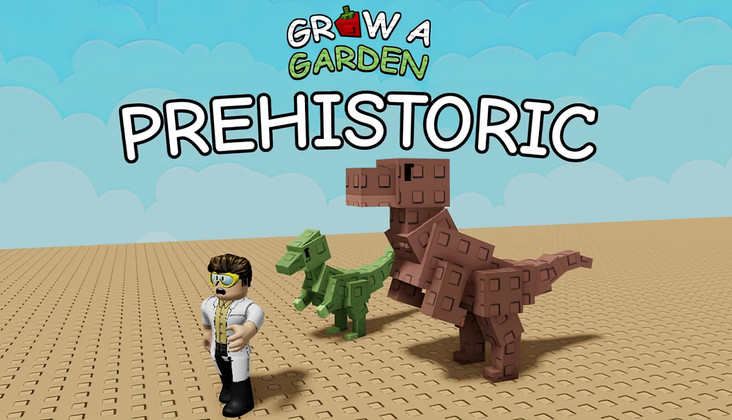 Des dinos dans Grow a Garden ! La mise à jour préhistorique débarque sur Roblox