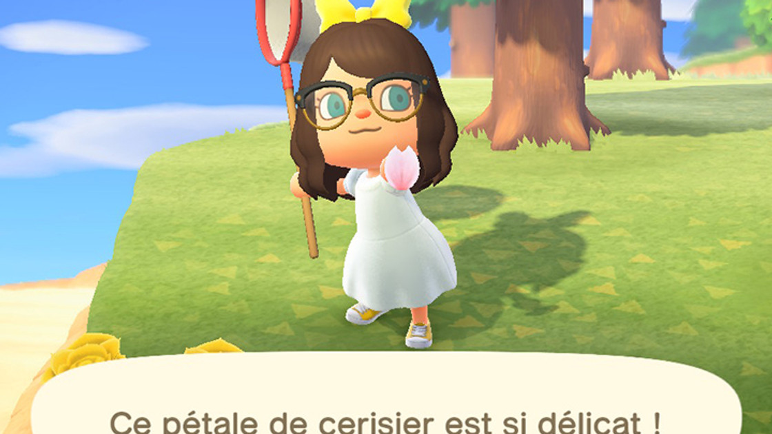 Pétales de cerisiers dans Animal Crossing, comment en avoir ?