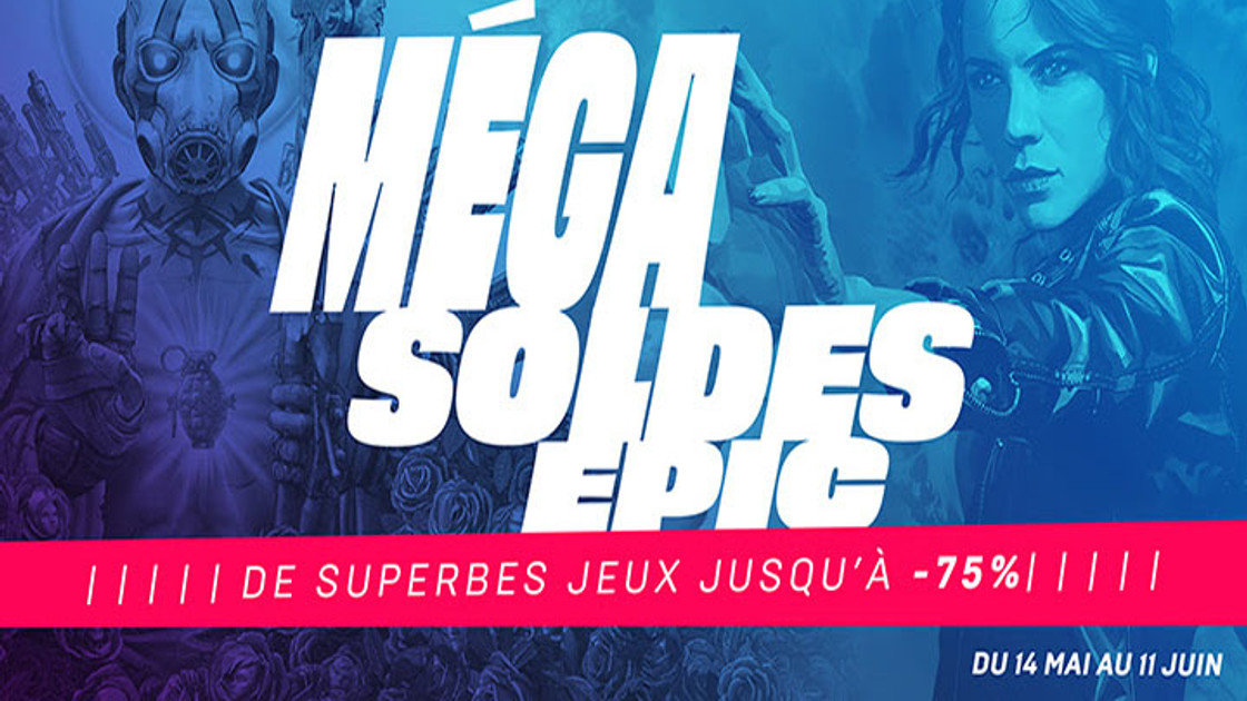 Méga-soldes Epic Games Store, date de début et de fin