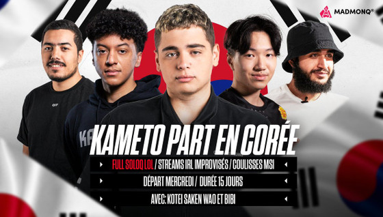 Kameto et son crew partent en Corée !