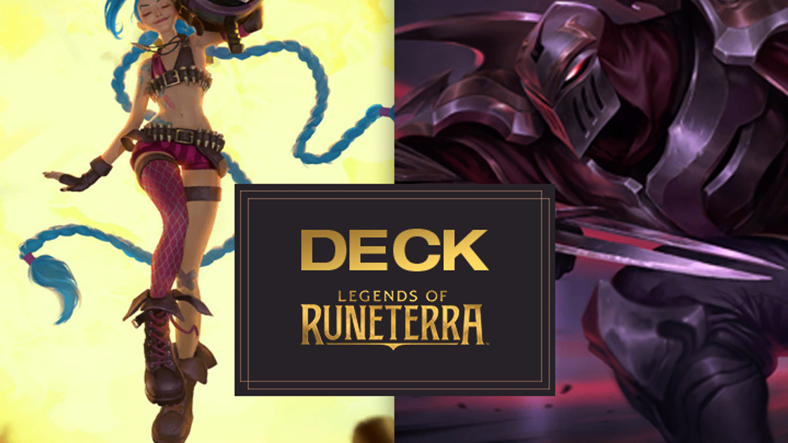Legends of Runeterra : Deck F2P Aggro Piltover & Zaun et Ionia avec Jinx et Zed sur LoR