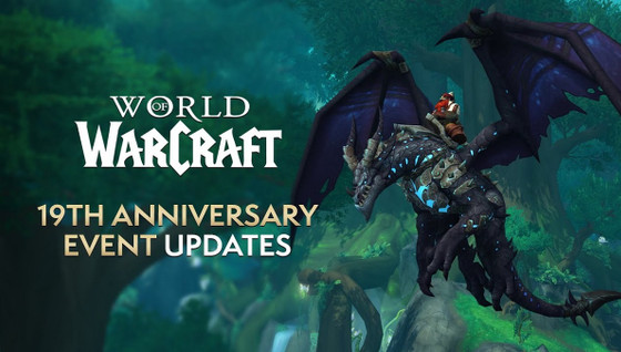 19eme anniversaire WoW : dates, récompenses, guide de l'événement