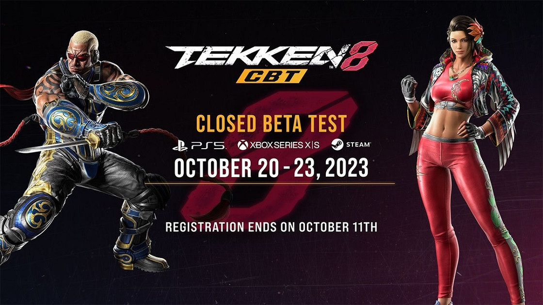 Tekken 8 Beta Fermée Date de début et de fin du test