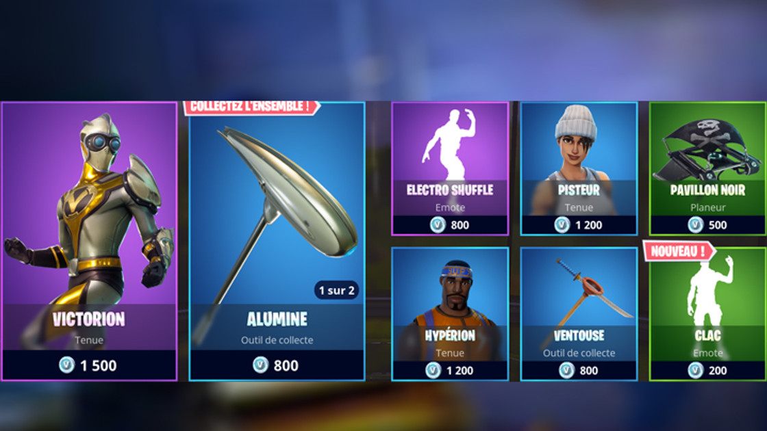 Boutique Fortnite 21 mai