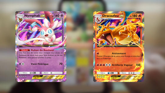 Quel deck jouer avec Nymphali EX avec Dracaufeu EX dans Pokémon JCC Pocket ?