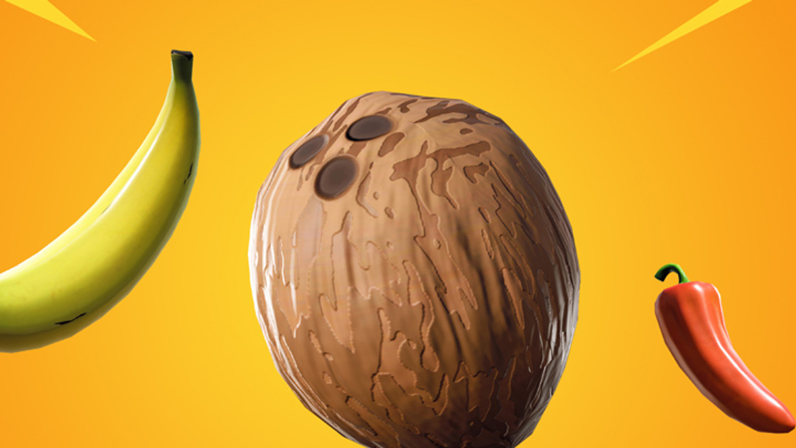 Fortnite : Banane, Noix de coco et Piment, nouveaux consommables au patch 8.20