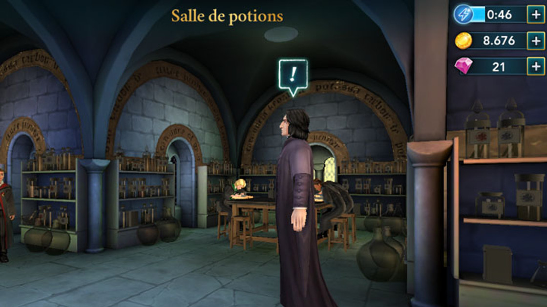 Questions et réponses du cours de potions, Harry Potter Hogwarts Mystery