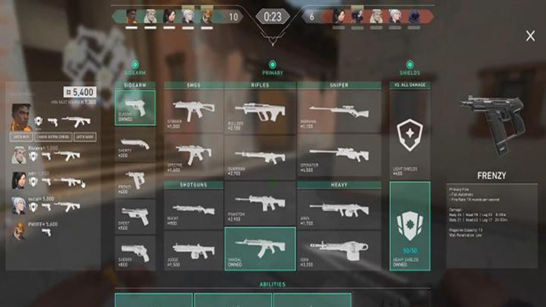 VALORANT : Armes, liste et détails de l'arsenal du FPS de Riot Games