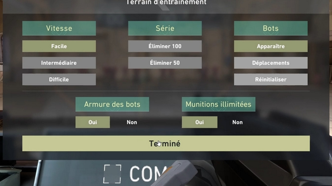 VALORANT : Améliorer son AIM et s'échauffer dans le mode entraînement, comment s'entraîner ?