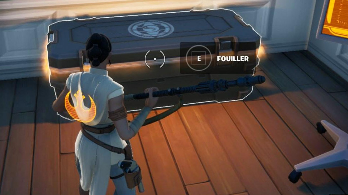 Fortnite : Ouvrir un coffre de l'IO dans une base satellite ou à Corny Complex, défi saison 7