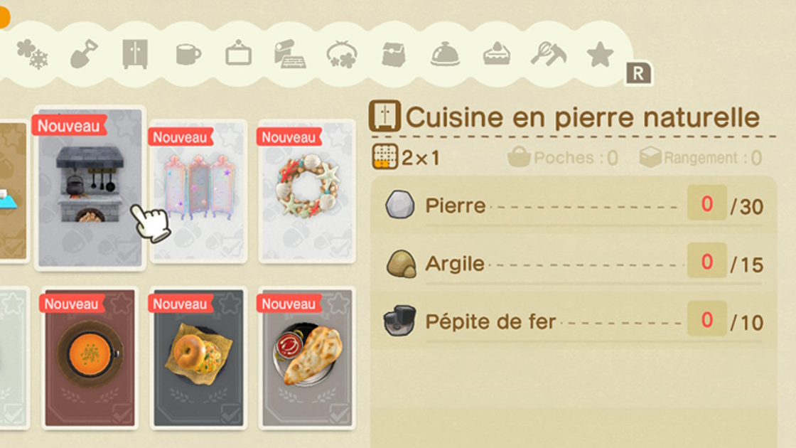 Comment avoir une cuisine dans Animal Crossing New Horizons ?