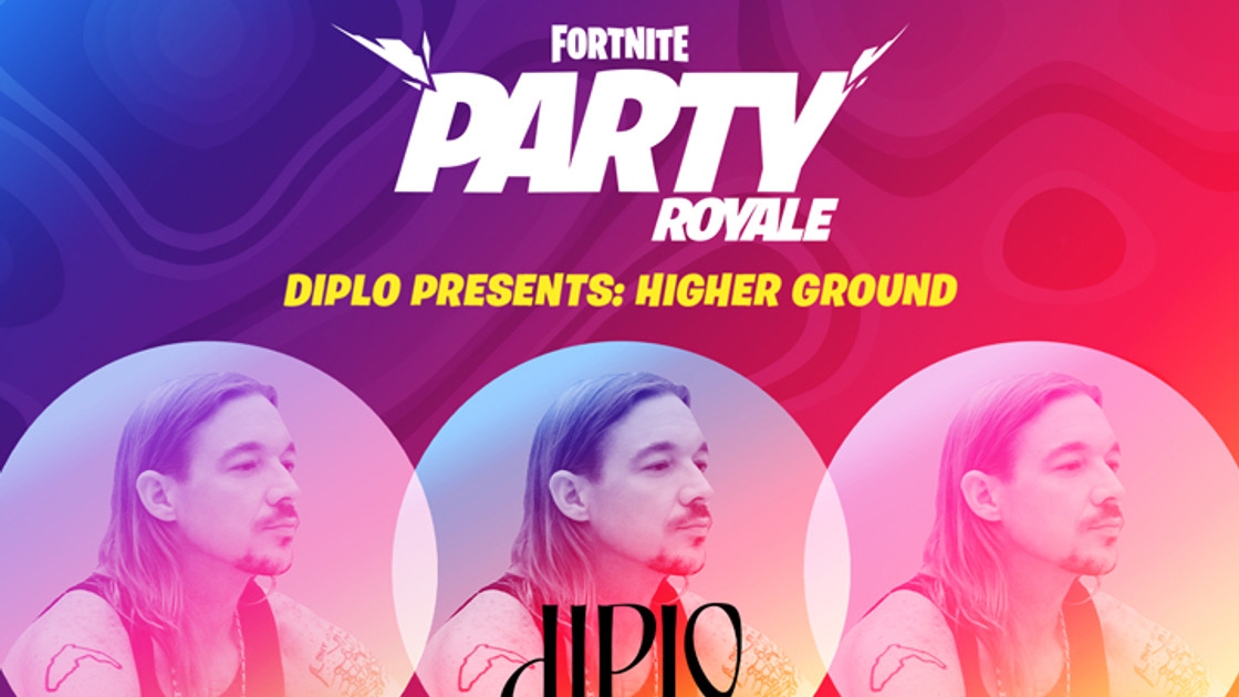 Diplo Presents : Higher Ground, concert Fortnite en Party Royale