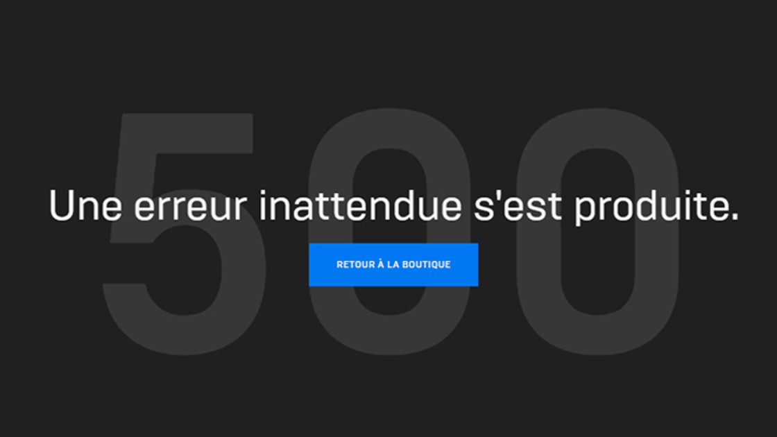 Epic Games Store : Erreur inattendue s'est produite, bug, code 500 et impossible de lancer l'application