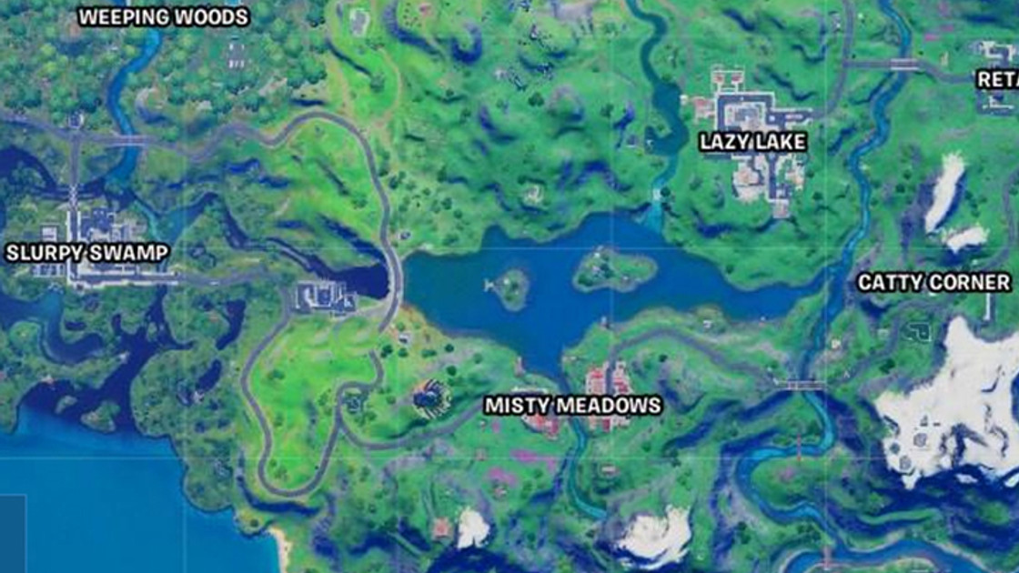 Où sont les lieux-dits dans Fortnite ?