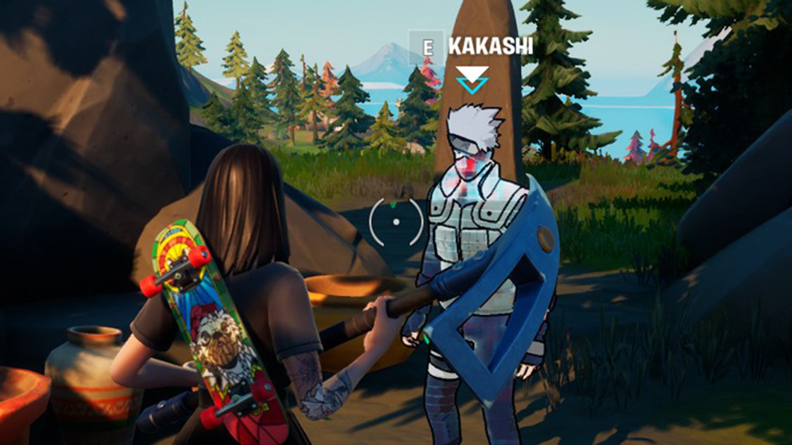 Où est Kakashi dans Fortnite ? Emplacement du PNJ