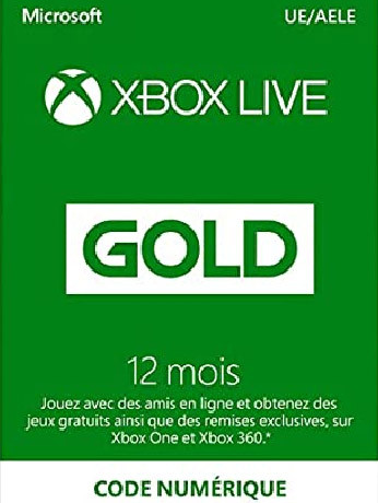 Promos sur les abonnements Xbox Live Gold