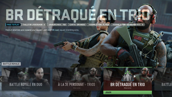 Comment jouer au mode BR Détraqué au trio dans Warzone 2 ?