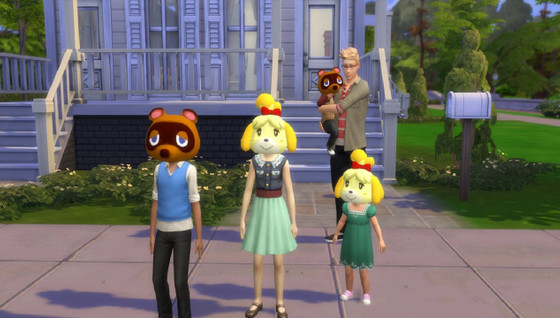 Cette joueuse recrée Animal Crossing dans les Sims 4 !