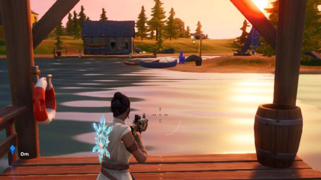 Fortnite : Attraper un poisson au lac des canoës, à Lazy Lake et à l'étang poissonneux, défis Camaïeu vs Allure