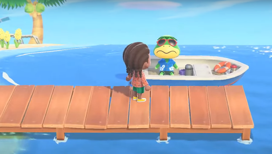 Trouver Amiral dans Animal Crossing New Horizons