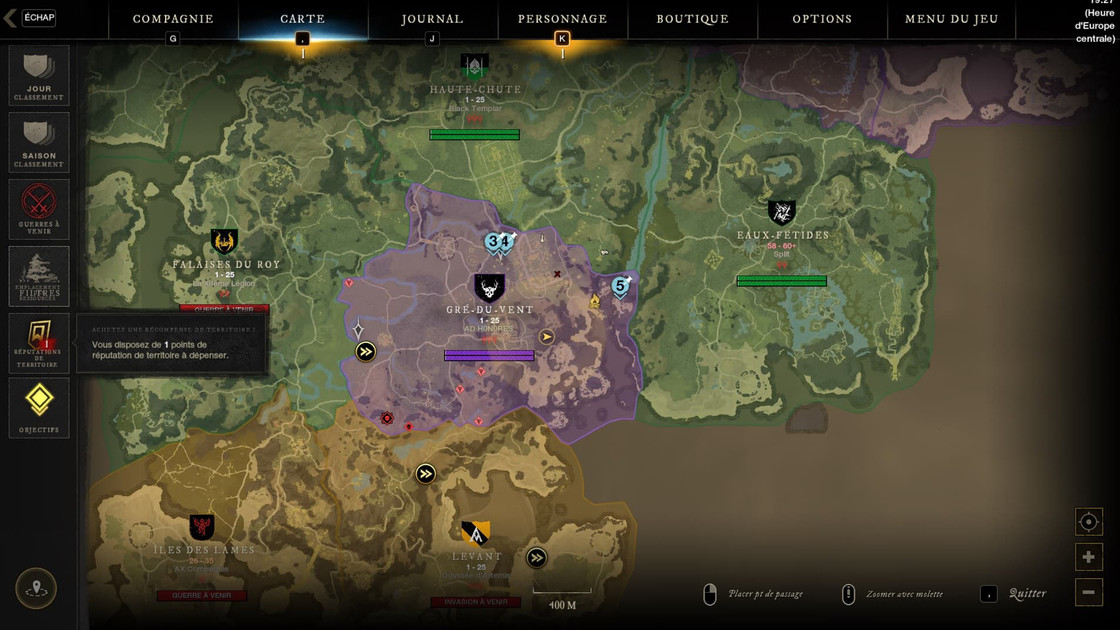 Bug map les icones n'apparaissent pas New World, comment résoudre le problème ?