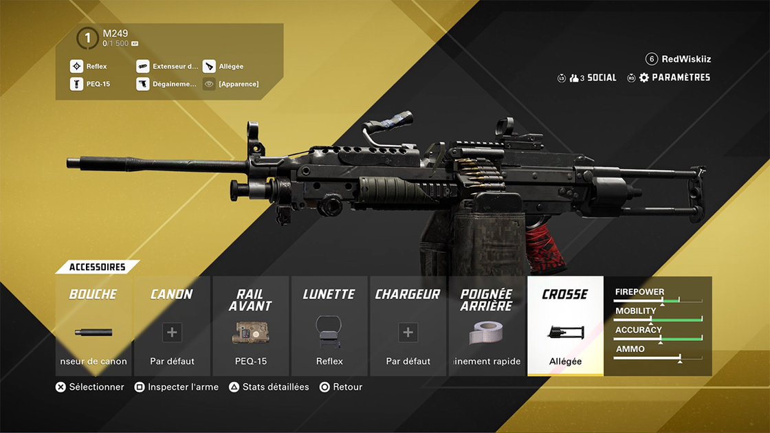 Classe M249 XDefiant : les meilleurs accessoires et build