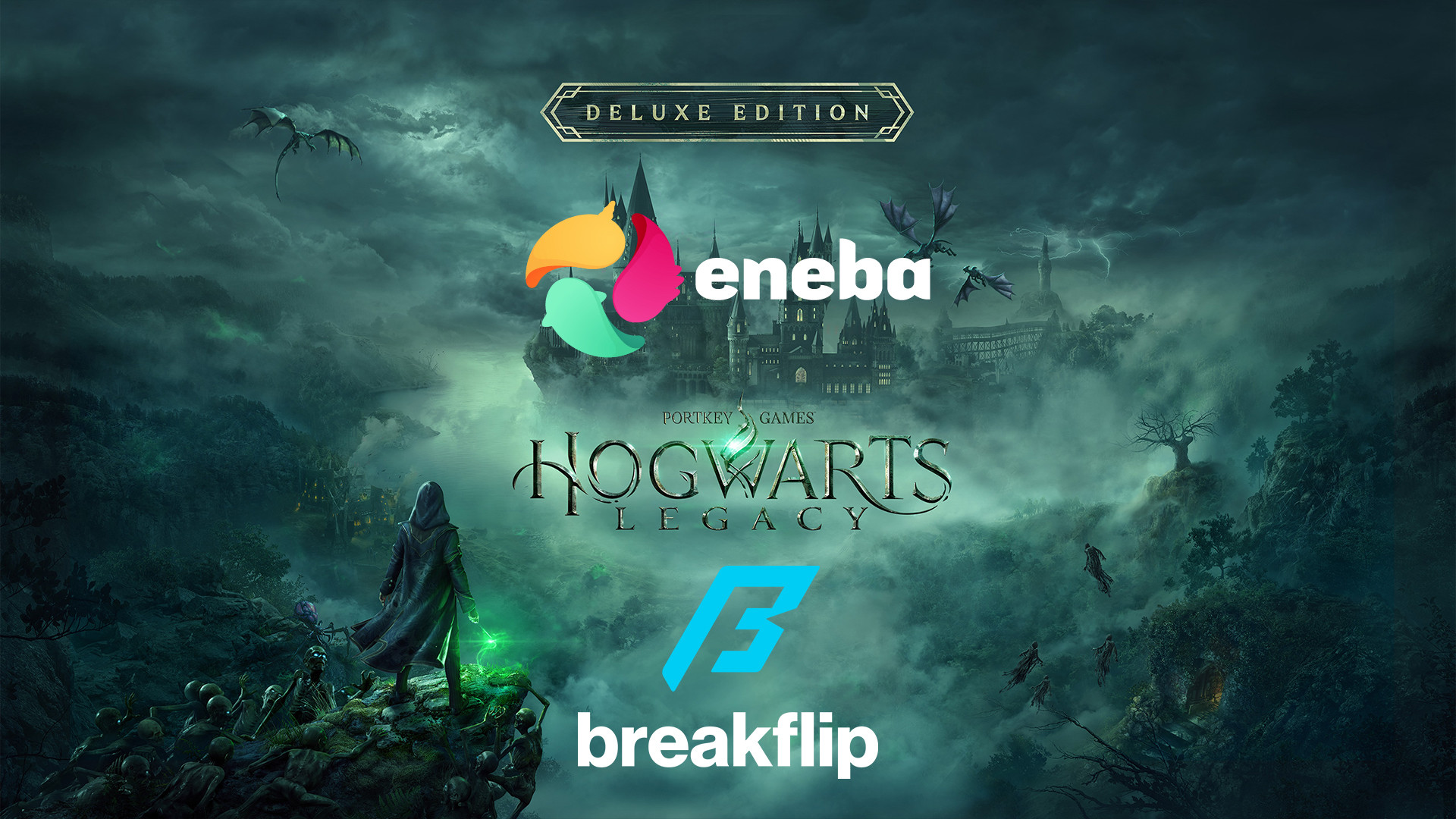 Réduction de 12 % sur Hogwarts Legacy sur Eneba avec le code promo Breakflip