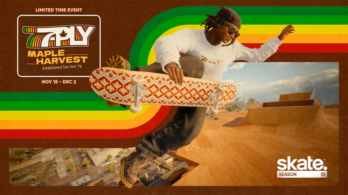 Skate : l'événement 7-Ply Maple Harvest est là, quelles sont les nouveautés ?