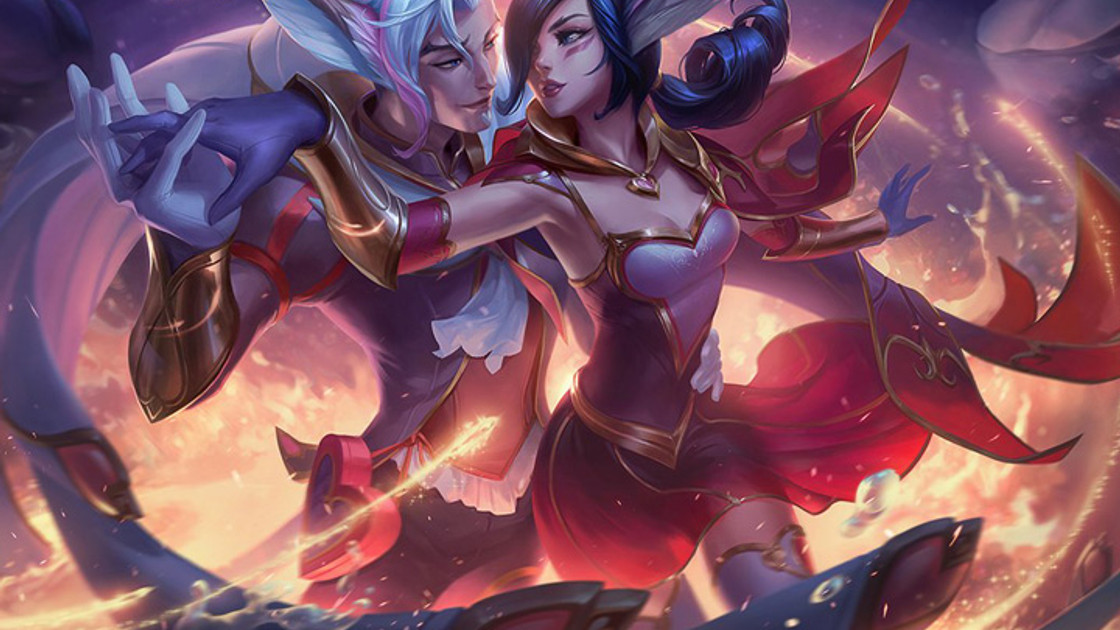 LoL : Skins Xayah et Rakan Coeur de cible - Saint Valentin 2018