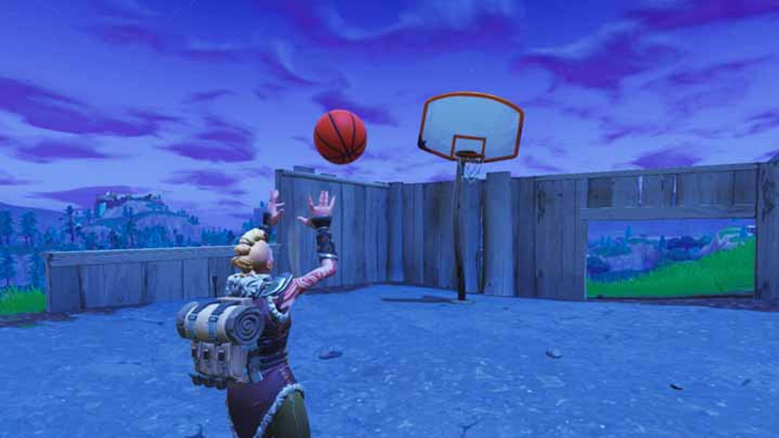 Fortnite : Marquer des paniers de basket, emplacement des terrains de basket, défi semaine 2